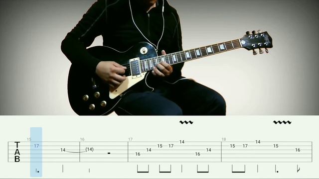 How to play | drive-Sixx:A.M.(guitar solo with Tab lesson) смотреть онлайн