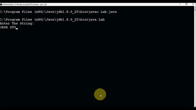 Java Program to Print String Characters One By One смотреть онлайн