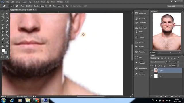 HABIB NURMAGOMEDOV | 3*4 RASM TAYYORLASH | PHOTOSHOP DARSLARI смотреть онлайн