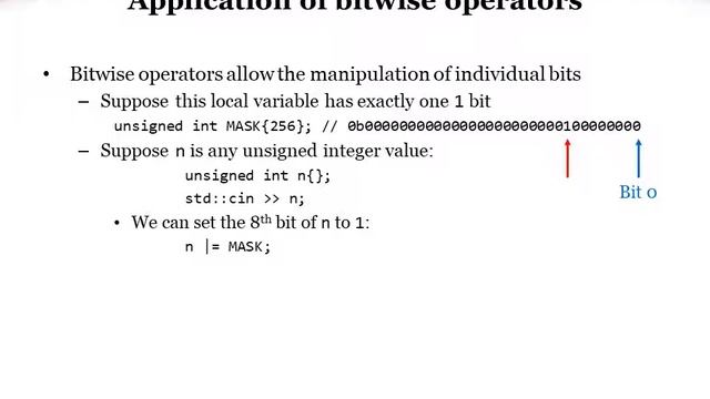 1.27 Bitwise and bit-shift operators смотреть онлайн