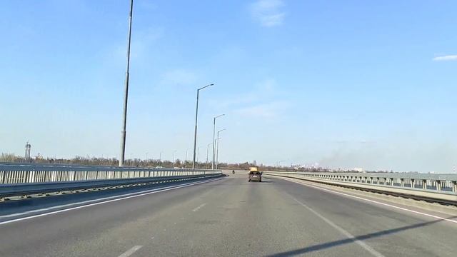 Едем на НОВЫЙ МОСТ в Запорожье.