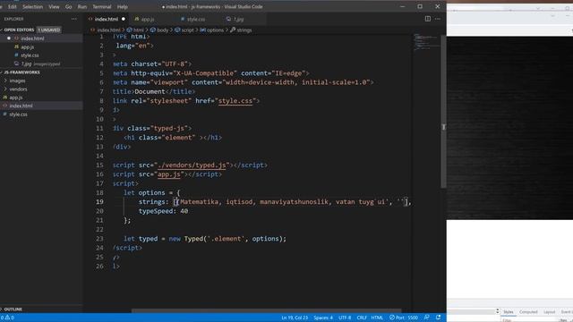 JavaScript mayda framework-lari | Saidbek Arislonov смотреть онлайн