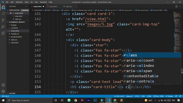 How To Make Ecommerce Website Using HTML,CSS and Bootstrap 5 in Hindi | create e-commerce website смотреть онлайн