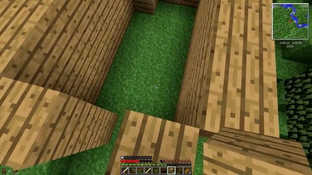 Строим кривой дом (Minecraft Let's Play) смотреть онлайн