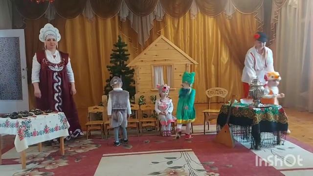Театрализованная постановка сказки "Теремок" группа раннего возраста "Ягодка" смотреть онлайн