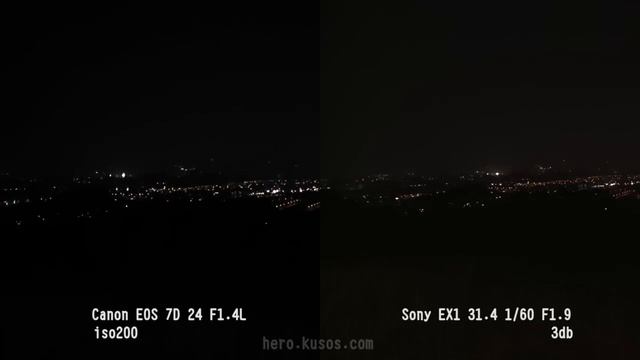 Canon 7D iso vs Sony PMW EX1 db смотреть онлайн
