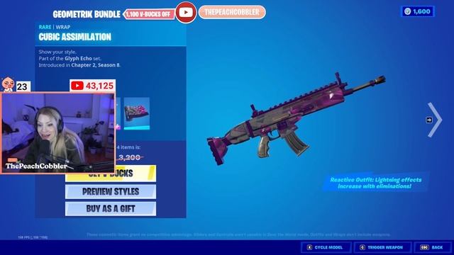 Streamers React to *NEW* "GEOMETRIC BUNDLE" in Fortnite! смотреть онлайн
