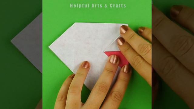 How to make a paper box with a heart. [Origami] смотреть онлайн