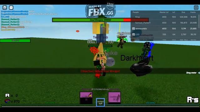 Roblox Boss Fighting Stages Wars Of Souls смотреть онлайн
