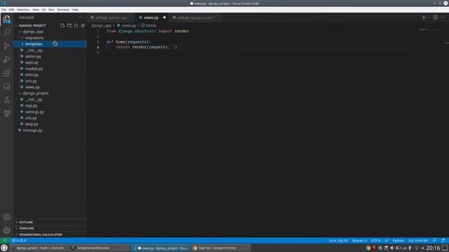 Как создать проект на django. смотреть онлайн