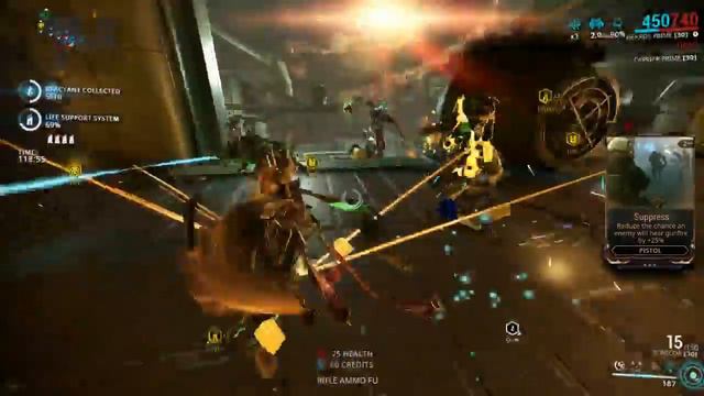Warframe - 2 Hours of Meso Fissure Survival - Solo - Nekros Prime. смотреть онлайн