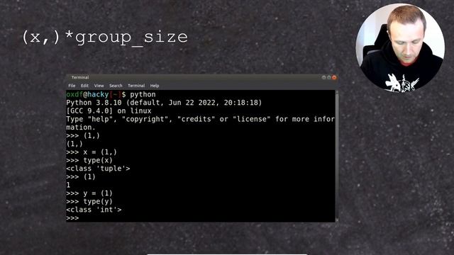 Taking groups of n from a list in Python смотреть онлайн