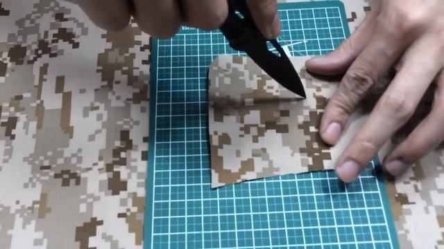 FFI AOR1 Style NYCO Ripstop Fabric Cut Test