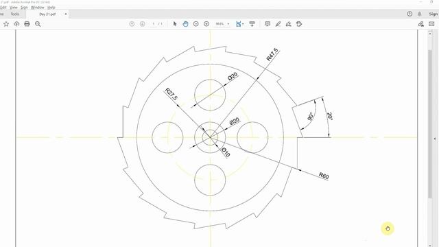 AutoCAD 30 Day Challenge - Day 21 смотреть онлайн