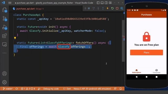Flutter In App Purchases & Subscriptions with Glassfy смотреть онлайн