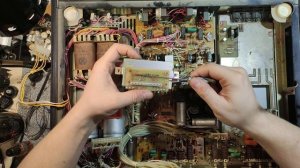 Электроника Д1-012 ремонт, профилактика, опять погиб индикатор уровня сигнала.