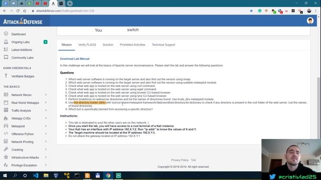 Live! Practical Pentesting - Web Server Recon смотреть онлайн