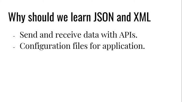 Importance of JSON and XML . смотреть онлайн