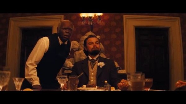 LEONARDO DICAPRIO LAUGHING MEME SCENE DJANGO UNCHAINED