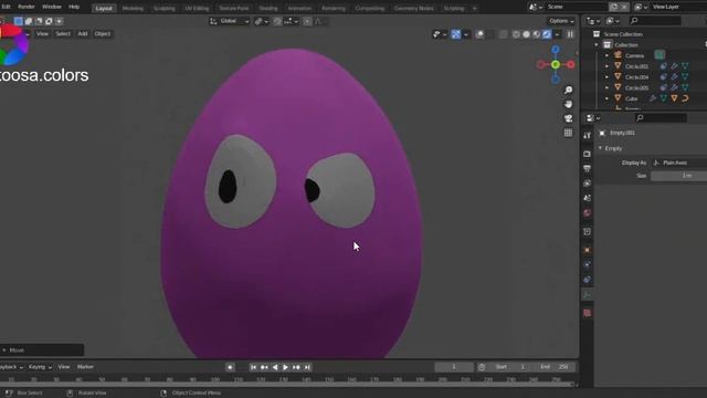 Rigging 2D eyes in blender | part 2 смотреть онлайн