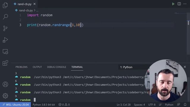 Python random – Python tutorial magyar felirattal – CodeBerry Programozóiskola смотреть онлайн