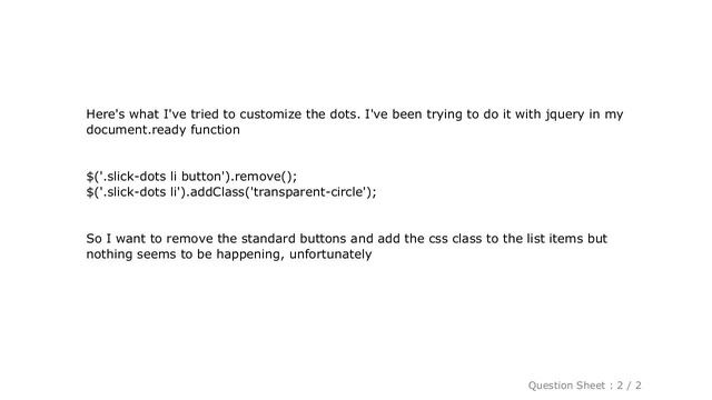 HTML : Slick.js customizing dots смотреть онлайн