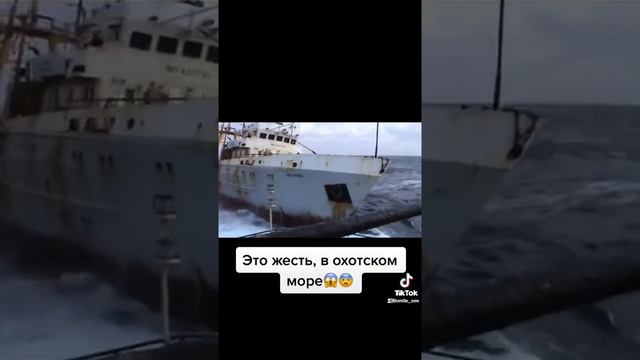 Жесть в охотском море 😱 смотреть онлайн