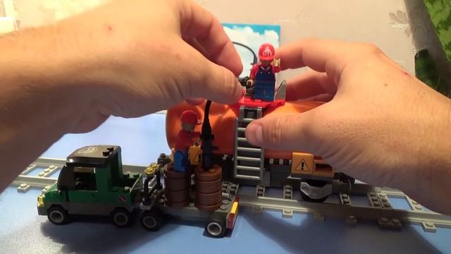 Обзор конструтора Ausini 25414 - железнодорожная цистерна\Review Ausini 2514 Set