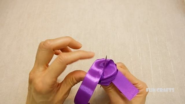 DIY Ribbon Flowers - How To Make Ribbon Roses - Amazing Ribbon Flower Trick -Easy Making With Needl