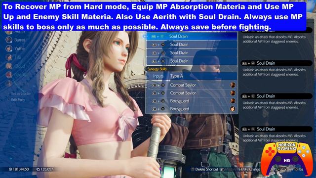 FF7 Rebirth How to Get and Recover Lots of MP in Hard Mode - Regain MP Fast Final Fantasy 7 Rebirth смотреть онлайн