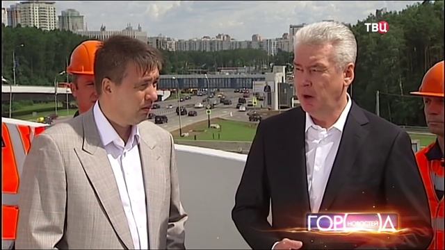 Город новостей  - Новая эстакада Ленинский пр - МКАД