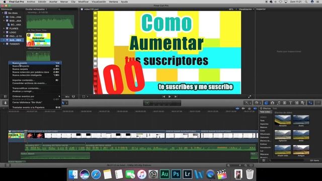 Cómo crear un archivo .PSD y animar con Final Cut Pro X смотреть онлайн