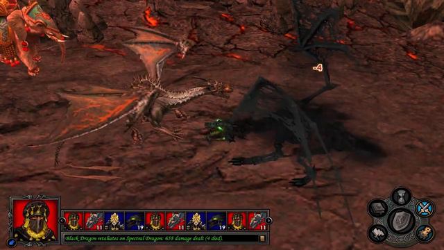 Heroes V, HoF & ToE | Shadow Dragons Vs. Bone Dragons [100k Gold per unit] смотреть онлайн