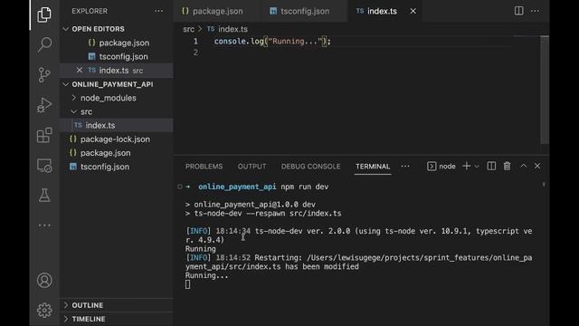 #1 Setup typescript and express смотреть онлайн
