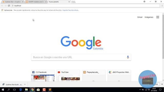 ✔ Crea tu página web desde cero #1 [Instalación de sublime text y xampp ] смотреть онлайн