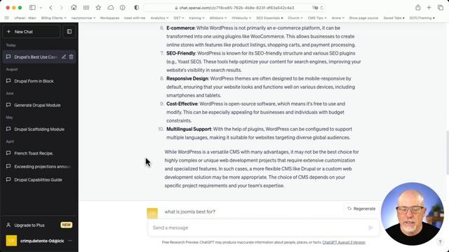 ChatGPT on WordPress, Joomla!, and Drupal... смотреть онлайн