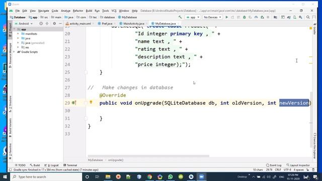 SQLIte with Android app class 13 part 2 смотреть онлайн