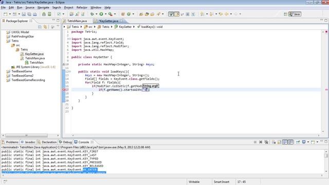 Java Tetris Tutorial 3 - Begin Setting up Key Configuration смотреть онлайн