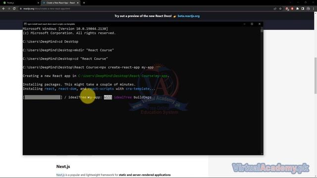 Creating our first React app | Complete react.js Course in Urdu смотреть онлайн