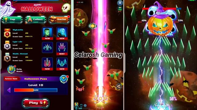 Galaxy Attack Alien Shooter | Halloween Event 2023 | Event Level 10 Review | By Celarosh Gaming смотреть онлайн