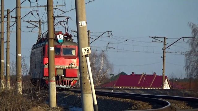 Одинокий электровоз ВЛ11М-293 смотреть онлайн