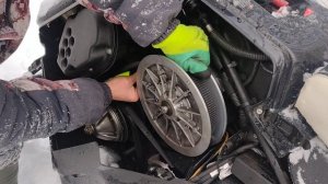 Замена ремня вариатора Стелс Витязь 800 идр.