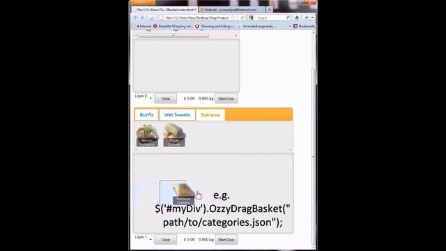 OzzyDragBasket-0.5 (JQuery Plugin) Drag & Drop Products into a Basket смотреть онлайн