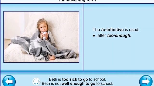 Grade 8. Lesson 3. Infinitive / - ing form смотреть онлайн