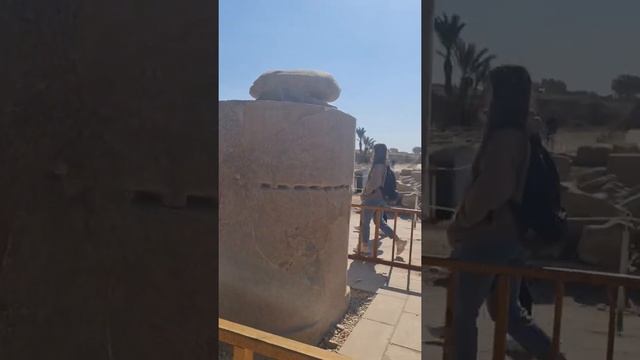 Жук Скарабей, храм Карнака, Люксор, Египет, январь 22 смотреть онлайн