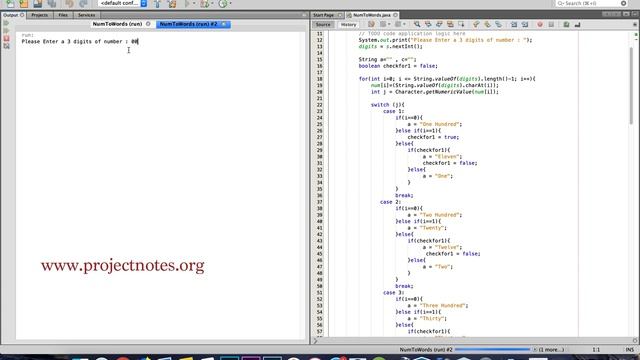 Number To Words Converter In Java | ProjectNotes смотреть онлайн