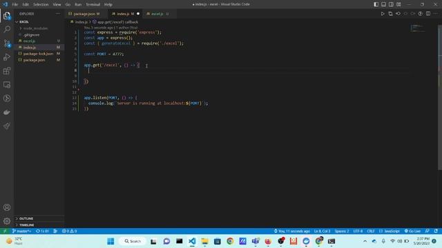 Excel Sheet download with express api | Bangla смотреть онлайн