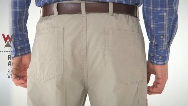 Wrangler Rugged Wear Men's Khaki Ripstop Angler Pants | Blain’s Farm & Fleet
