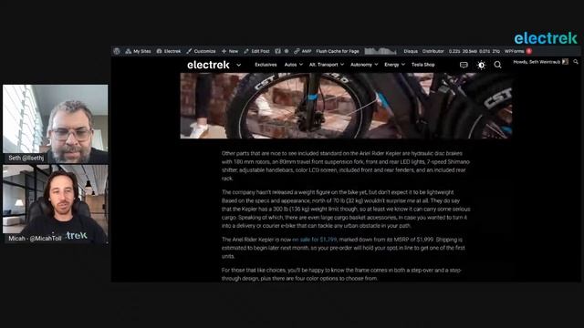 Wheel-E Podcast! New VanMoofs, Shaq’s giant e-bike, 63 MPH e-scooters, Alrendo motorcycle & more смотреть онлайн