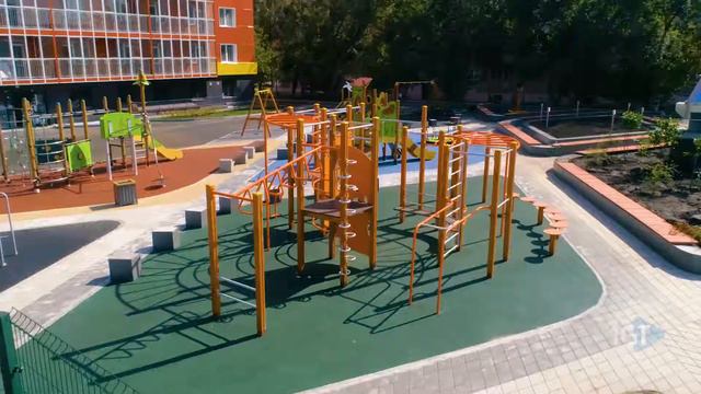 Аэросъемка. Жилой комплекс "Аксиома". Новосибирск смотреть онлайн